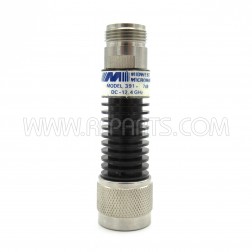 391-7 Midwest Microwave 7dB 10w DC-12.4GHz Fixed Attenuator (Pull)