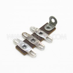3 Double Lug with 1 Ground Terminal Strip (NOS)