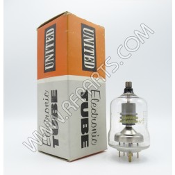 4-65A/8165 United Transmitting VHF Power Triode Tube (NOS/NIB)