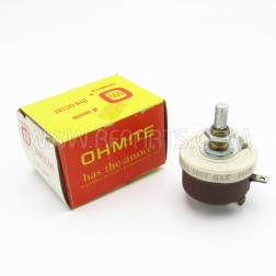 4204 Ohmite Rheostat 25K Ohm 25 Watt 0.032 Amps 500 Volts (NOS)