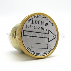 430-5 Bird Wattermeter Element 108-112MHz 100MW (Pull)