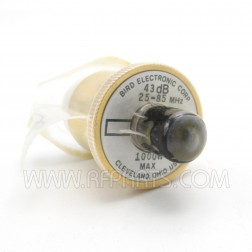 Bird 43dB 25-85MHz 1000W Directional Coupler Element (NOS)