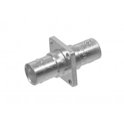 47025-1000 BNC IN Series Adapter, Female to Female 4 Hole Panel, Amphenol/RF