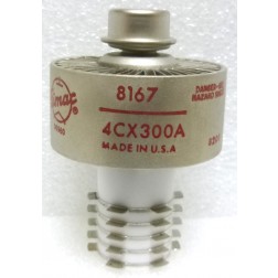 8167/4CX300A Raytheon Transmitting Tube Broadcast/Industrial (NOS)