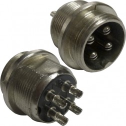 4PINMICJACK - 4 PIN Microphone Jack Chassis Connector(no hardware)