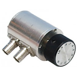 50R-028 JFW Attenuator, Rotary, BNC Female, 0-1dB, 0.1dB Steps, 2 Watt, DC-1 ghz (Pull)