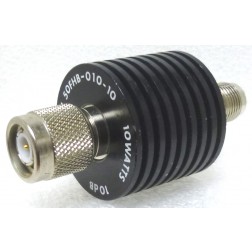 50FHB-010-10 JFW Fixed Attenuator, 10dB 10w, TNC Male/Female (Pull)