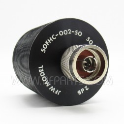 50FHC-002-50 JFW 2dB 50w DC-4GHz Type-N Male/Female Fixed Attenuator (Pull)