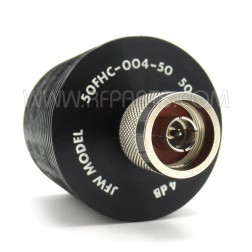 50FHC-004-50 JFW 4dB 50w DC-4GHz Type-N Male/Female Fixed Attenuator (Pull)