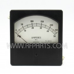 Model 741 Westion 0-250 DC Amperes Meter (Pull)
