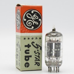 5687 General Electric "5 Star" Medium Mu Twin Triode (NOS)