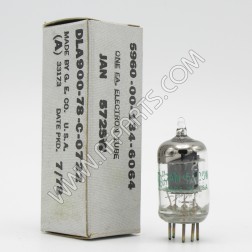 5725W/6AS6W Dual Control RF Pentode Tube (NOS/NIB)