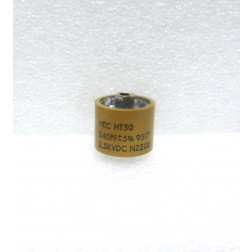 580240-2.5 Doorknob Capacitor 240pf 2.5kv High Energy (Pull)