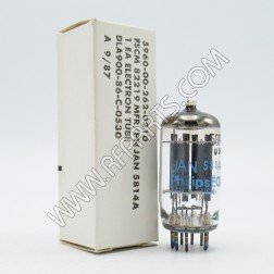 5814 Philips/ECG Medium-Mu Double Triode Tube (NOS/NIB)