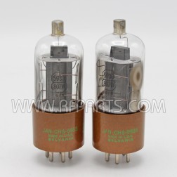 5933 / 807 JAN-CHS Sylvania Beam Power Tetrode Matched Pair (2).