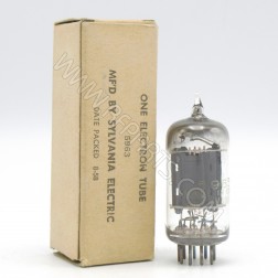 5963 Sylvania Vintage Medium Mu Twin Triode Gold Label (NOS/NIB)