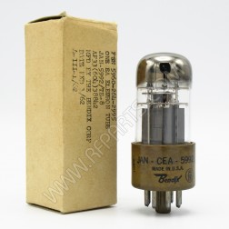 5992 Bendix Beam Power Amplifier, Special 6V6GT, JAN-CEA-5992 TE-8, 5960-264-2995 (NOS)