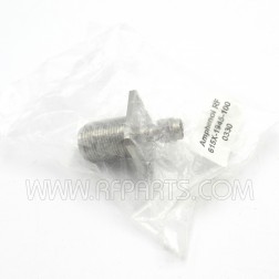 615X-1945-100 Amphenol Type-N Female to SMA Male 4 Hole Panel Adapter (NOS)