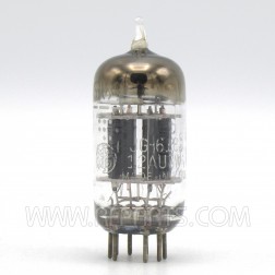 6189/12AU7WA JG GE Medium Mu Twin Triode Black Plate (NOS)
