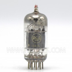 6189 / 12AU7WA RCA Medium Mu Twin Triode Black Plate (NOS/NIB)