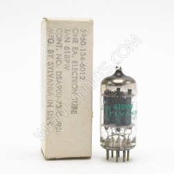 6189/12AU7W Sylvania JAN Medium Mu Twin Triode Receiving Tube (NOS)