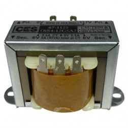 671125 Low voltage transformer, 117VAC - 60cps 12.6vct, 2.5 amp, (67-1125), CES