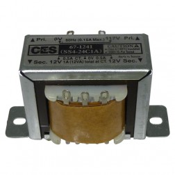671241 Low voltage transformer, 24vct, 117VAC/60cps, 0.5 amp,(67-1241) CES