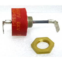 680PF-6KV Capacitor, Feedthru, 680pf, 6kv, Mfg: Sprague