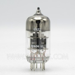6922 / E88CC Twin Triode for Audio (Steel Pins)