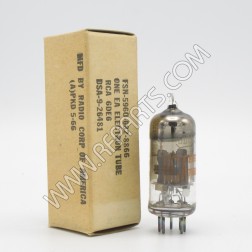 6DE6 RCA, Tung-Sol Sharp cut off RF Pentode Tube (NOS/NIB)