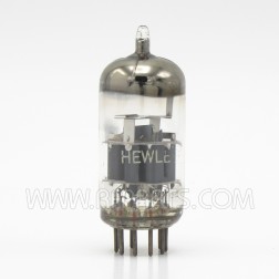 6DJ8 / ECC88 Hewlett Packard by Amperex Twin Triode Electron Tube (Low Hour Pull)