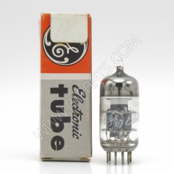 6DJ8 / ECC88 General Electric Twin Triode Electron Tube (NOS)