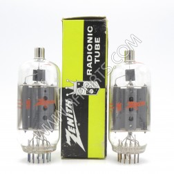 6JS6B Zenith Beam Power Pentode TV Sweep Tube Matched Pair (2) (NOS)