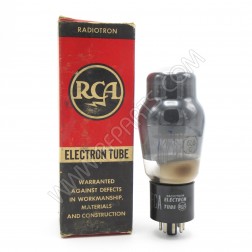 6L6G RCA Vintage Dark Glass Vacuum Tube (LHP)