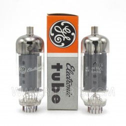 6LF6 GE Tall Version Beam Power Amplifier Tube Matched Pair (2) (NOS/NIB)