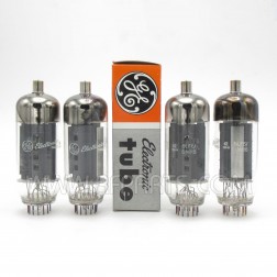6LF6 GE Tall Version Beam Power Amplifier Tube Matched Quad (4) (NOS/NIB)