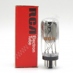 6SL7GT RCA Hi-Mu Twin Triode Audio Tube Coin Base Black Plates (NOS)