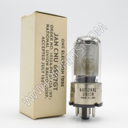 6SG7GT Tube Semi Remote cut off RF Pentode, Glass Tube, JAN