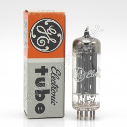 6V4/EZ80 General Electric Miniature Full Wave Rectifier Black Plate Made in Great Britain (NOS/NIB)