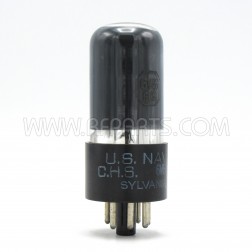 6V6GT/G Sylvania Beam Power Amplifier Tube (NOS/NIB)