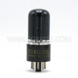 6V6GT-JAN-CTL Tung-Sol Beam Power Amplifier with Black Base (NOS)