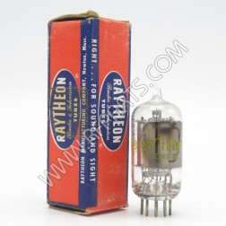 6V8 Raytheon, Sylvania Triple Triode Diode Tube (NOS/NIB)