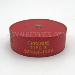 715C-Z Sprague Doorknob Capacitor 9300pf 10Kv (Pull)