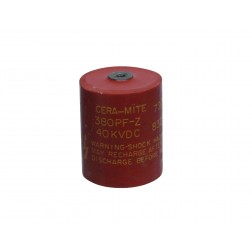 720C381Z40DK Cera-Mite Ceramic Capacitor 380pf 40kvdc