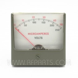 72D82610H01 Vintage Motorola Microamperes / Volts Panel Meter (Pull)