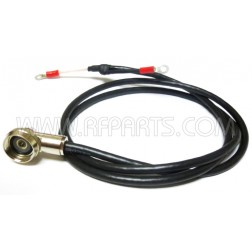 7500-072-72 Bird 72 Inch (6ft) RG58/U Cable Assembly with Bird DC Connector and Spade Connectors