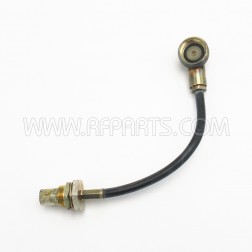 7500-072-.6 Cable Assembly 6 inches with BNC Female Bulkhead to Chassis Connector (NOS)