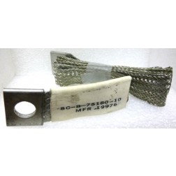 SC-B-75180-10 Unicor Flat Grounding Strap 3/4" wide x 34" Long with Lugs