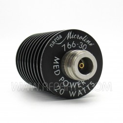 766-30 Narda 30dB 20watt DC-4GHz 50 Ohm N-Male to N-Female Medium Power Attenuator (Pull)