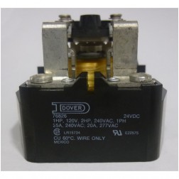 LR15734 Open Frame Relay, DPDT, 24vdc 25a, Dover